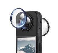 Protecteurs de Lentille Panoramique Compatible avec Insta360 X4,Protection Durable en Verre Trempé, Ultra-Clair,Double protège-Objectif PC Housse de Protection