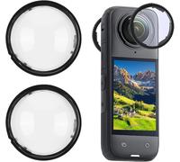 Protecteurs de Lentille Panoramique Ultra-Clair pour Insta360 X4, Housse de Protection en PC Double, Anti-Rayures, Anti-Chocs, Protection Transparente Compatible Caméra 360°