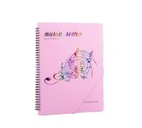 Protecteurs de pages transparents réglables, 20 feuilles réfléchissantes pour les musicales, protecteurs de feuilles de musique