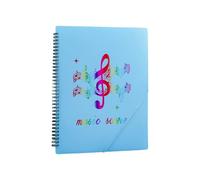 Protecteurs de pages transparents réglables, 20 feuilles réfléchissantes pour les musicales, protecteurs de feuilles de musique