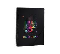 Protecteurs de pages transparents réglables, 20 feuilles réfléchissantes pour les musicales, protecteurs de feuilles de musique