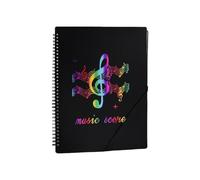 Protecteurs de pages transparents réglables, 20 feuilles réfléchissantes pour les musicales, protecteurs de feuilles de musique