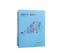 Protecteurs de pages transparents réglables, 20 feuilles réfléchissantes pour les musicales, protecteurs de feuilles de musique