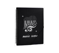 Protecteurs de pages transparents réglables, 20 feuilles réfléchissantes pour les musicales, protecteurs de feuilles de musique