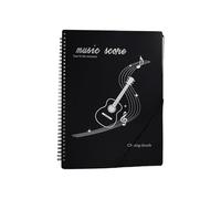 Protecteurs de pages transparents réglables, 20 feuilles réfléchissantes pour les musicales, protecteurs de feuilles de musique