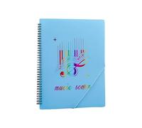 Protecteurs de pages transparents réglables, 20 feuilles réfléchissantes pour les musicales, protecteurs de feuilles de musique