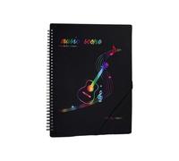 Protecteurs de pages transparents réglables, 20 feuilles réfléchissantes pour les musicales, protecteurs de feuilles de musique