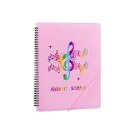 Protecteurs de pages transparents réglables, 20 feuilles réfléchissantes pour les musicales, protecteurs de feuilles de musique