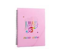 Protecteurs de pages transparents réglables, 20 feuilles réfléchissantes pour les musicales, protecteurs de feuilles de musique