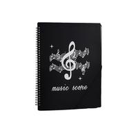 Protecteurs de pages transparents réglables, 20 feuilles réfléchissantes pour les musicales, protecteurs de feuilles de musique