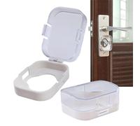Protecteurs De Poignée De Porte Sécurité Bébé,Couvre-Bouton De Porte Sécurité Enfant - Serrures De Sécurité 2 Pièces Réutilisables Pour Armoire Réfrigérateur Toilette Maison Appartement