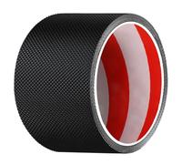 Protecteurs de semelles de chaussures - Patins antidérapants en caoutchouc de 100 cm | Bandes adhésives en maille imperméable | Matériau flexible noir transparent | Chaussures de salle de bain, douche