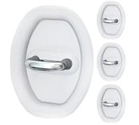 Protecteurs de serrure de porte de voiture imperméables - Housses en silicone, accessoires décoratifs automobiles, anti-rayures et résistants aux déchets, mise à niveau de style sportif, installation