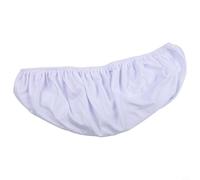 Protecteurs de siège de chaise en élasthanne pour chaises de bureau, salle à manger et de terrasse, faciles à installer et à nettoyer (blanc)