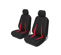Protecteurs de siège pour Peugeot 208 Housses Siège Auto Ensembles Housses Siège Auto(Paire Avant Rouge)