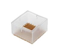 Protecteurs de sol, patins de pieds de table, Lot de 24 embouts pieds table et chaise, assortis, ronds, carrés rectangulaires, en silicone, for protection sol, for meubles(Type 17)