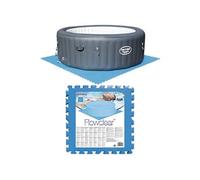 Bestway Protecteurs de sols de piscine 8 pcs bleu 58220 protecteur de sol
