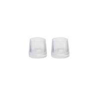 Protecteurs De Talons Hauts Couvre-Talon Portable antidérapant, 2 pièces, Rond, for Femmes, Housse de Protection for Talons Hauts, matériau TPU/PVC(L-Transparent)