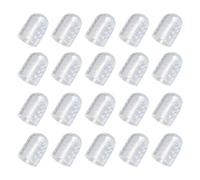 Protecteurs d'orteils en silicone - 20 pièces transparents, anti-friction respirants, hommes femmes sports | Parfaitement idéal pour les porteurs de talons hauts et l'entraînement.