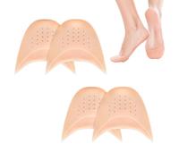 Protecteurs D'orteils en Silicone Souple, 2 Paires De Protecteurs D'orteils Avec Trous Respirants, Coussinets D'orteils Pour Chaussures De Ballet, Couvre-Orteils en Silicone De Ballet Super Doux
