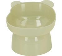 Protection accrue de la colonne vertébrale de Cat Bowl -Cartoons empêche les vomissements qui dépassent les vomissements de grande capacité incliné nourriture d'ornement vert we