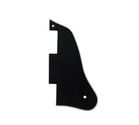 Protection acoustique anti-rayures en PVC décorati Pickguard de remplacement en PVC 3 plis for guitare Gibson ES-335, noir, 166x80x2,2mm