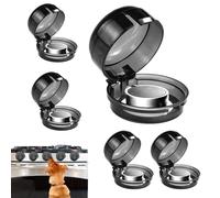 Protection adhésive pour poignée de four - Protection de cuisinière pour bébés, serrure de four à l'épreuve des | Résistant aux hautes températures et à l'usure - Boutons de cuisinière avec