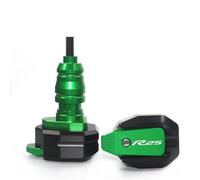 Protection Anti-Chute Barre De Protection Antichute Moto, Latérale Contre Les Chocs Et Chutes, Compatible avec Modèles pour Yamaha YZF-R3, YZF-R7 YZF-R25(Vert,X-3)