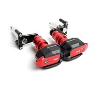 Protection Anti-Chute Barre De Protection Antichute pour Moto, Latérale Anti-Chute, Bouchons Anti-Collision pour Kawasaki pour Z400 pour Ninja 400 2018-2023(Rouge)