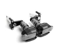 Protection Anti-Chute Barre De Protection Antichute pour Moto, Latérale Anti-Chute, Bouchons Anti-Collision pour Kawasaki pour Z400 pour Ninja 400 2018-2023(Titane)