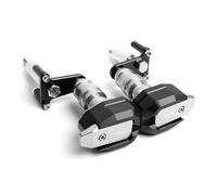 Protection Anti-Chute Barre De Protection Antichute pour Moto, Latérale Anti-Chute, Bouchons Anti-Collision pour Kawasaki pour Z400 pour Ninja 400 2018-2023(Argent)