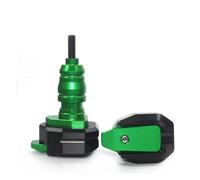 Protection Anti Chute CNC Moto Cadre Coulissant Carénage Protection Anti Collision pour MT 09 MT09 MT 09 pour Tracer XSR900 Protection Contre Les collisions(Vert)