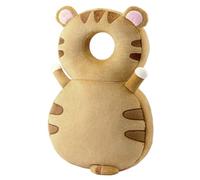 Protection anti-chute pour bébé protège-tête de bébé avec sac à dos réglable et dotée d'un trou d'aération coussin de sécurité mignon en forme tigre pour ramper