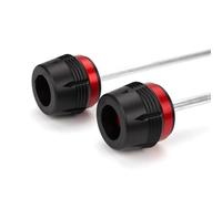 Protection Anti-Chute Protection Cadre Fourche Roue Arrière Avant Moto, Protection Latérale Contre Chocs Chutes D'essieu pour Voge 525 DSX DS525X 900 2023 2024(Rouge,X-Front and Rear)