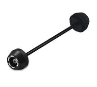 Protection Anti-Chute Protections Anti-Collision pour Essieu Avant Et Arrière De Moto, Fourche Roue, pour Suzuki GSR750 GSR600 GSXS750 2015-2024(Noir,X-Front)