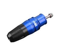 Protection Anti-Chute Protections Cadre Aluminium CNC pour Moto, avec Patins D'échappement Accessoires Protection pour Yamaha FJR1300 2004-2015(Bleu,X-1)