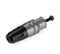 Protection Anti-Chute Protections De Protection Contre Les Collisions pour Moto CNC + Pom, Curseurs D'échappement pour Kawasaki pour Z900/RS pour Z1000SX pour Z800(Argent)