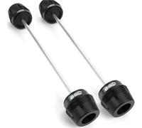 Protection Anti-Chute Protections Latérales De Fourche Avant Et Arrière Motos pour Kawasaki pour Z650 RS pour Ninja 650 (2017-2025)(Titane,X-Set)