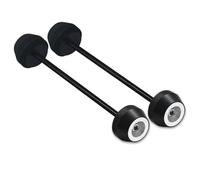 Protection Anti-Collision pour Essieu De Roue Avant Et Arrière De Moto pour BMW S1000RR S 1000 RR (2009-2018) Protection Anti-Collision Protection Anti-Chute(Argent,Avant et arrière)