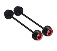 Protection Anti-Collision pour Essieu De Roue Avant Et Arrière De Moto pour BMW S1000RR S 1000 RR (2009-2018) Protection Anti-Collision Protection Anti-Chute(Rouge,Avant et arrière)