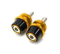 Protection Anti-Collision pour Moto Bobines Bras Oscillant 8 Mm Vis Support Curseur Accessoires Moto pour Suzuki GSX-8R GSX8R GSX 8R 2024 Gsx-8r 2023-2024(Or)