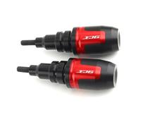 Protection Anti-Collision pour Y-AMAHA XJ 6 pour Diversion 2009-2015 2014 2013 2012 2011 2010 Cadre Curseur Carénage Crash Pad Moto Protection Contre Les Chutes(Rosso)