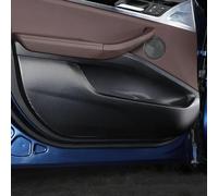 Protection Anti Coup De Pied en Coussin pour BMW X1 2023,Autocollant de Protection,intérieur latéral Autocollant Accessoire.,Carbon Fiber