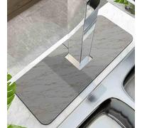 Protection anti-éclaboussures carrée pour robinet d'évier - Tapis super absorbant à séchage rapide - Protection contre les éclaboussures derrière le robinet, anti-gouttes pour cuisine, salle de bain,