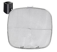 Protection anti-éclaboussures de graisse en acier inoxydable pour friteuse Ninja Grill Air, accessoire de barbecue réutilisable 5 en 1 pour l'intérieur, protection anti-éclaboussures à mailles fines