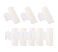 Protection Anti-éclaboussures de Réfrigérateur en Plastique Blanc 10 Pièces | Barrière D’angle, Installation Facile, Résistance à L’usure la Casse, Lot pour Électroménager