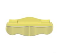 Protection anti-éclaboussures en silicone avec ventouse puissante pour la gestion de l'eau et la commodité dans votre salle de bain (jaune)