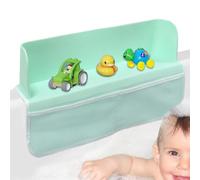 Protection anti-éclaboussures en silicone pour baignoire - Pare-éclaboussures pliable avec ventouses - Idéal pour la salle de bain des, la maison, la salle de bain - Facile à installer