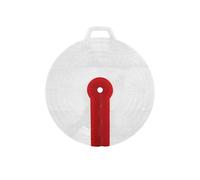 Protection anti-éclaboussures en silicone pour bol mélangeur, batteur à œufs, couvercle flexible pour bol à œufs, rouge, 34 x 31 cm