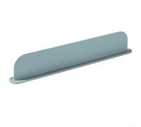 Protection anti-éclaboussures en silicone pour évier, tapis anti-éclaboussures, paroi arrière de cuisine, protection contre l'eau, flexible, résistant à la chaleur, gris, 49 x 8,5 cm (gris)